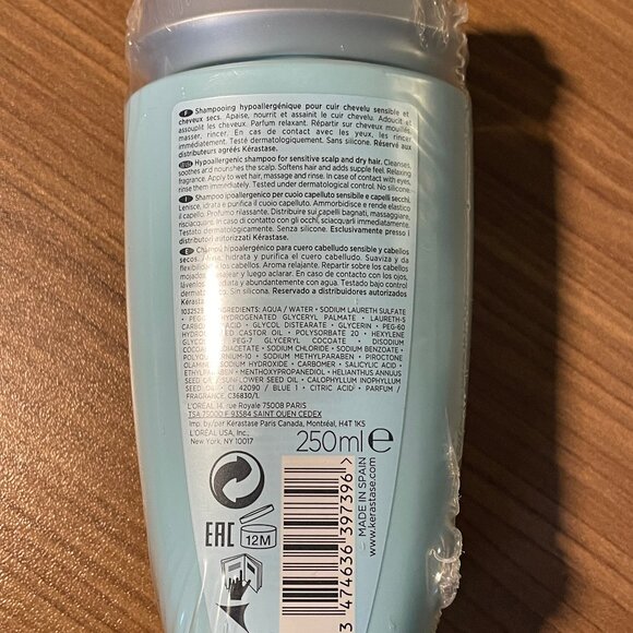 Kerastase Paris Specifique Bain Riche Dermo-Calm Dry Hair Shampoo, 250ml - Picture 2 of 2